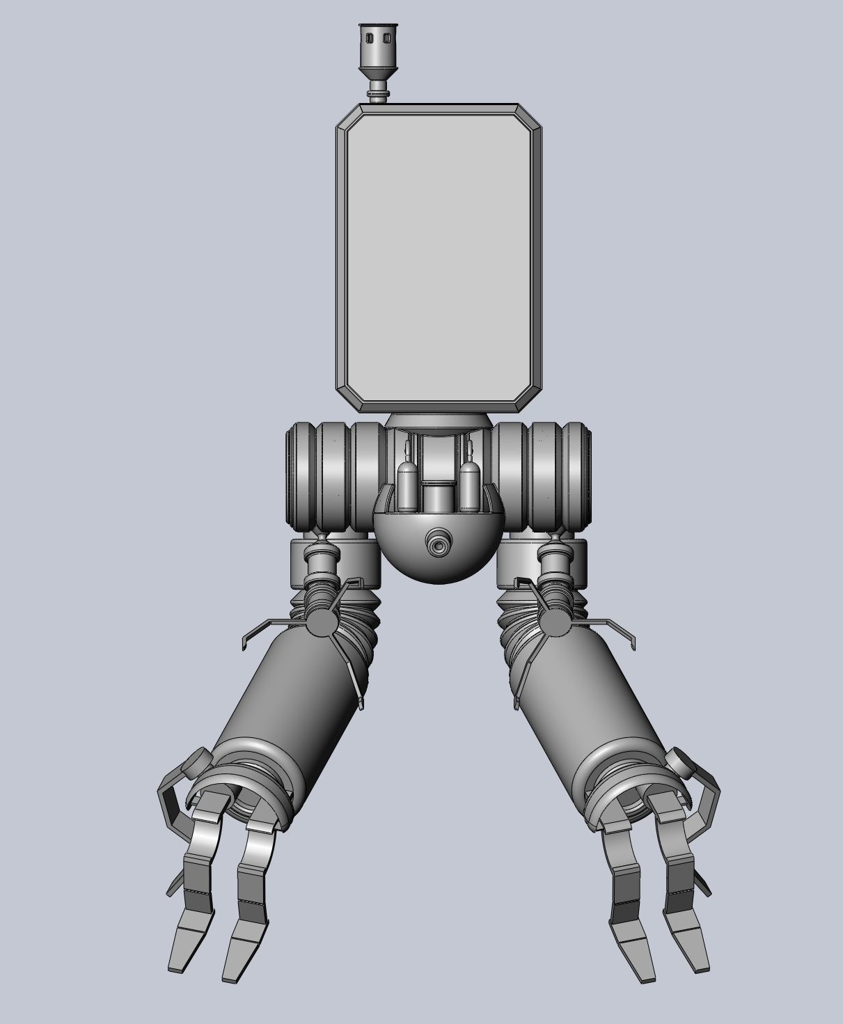 Simplified NieR Automata Pod 042 Basic Model 3D print model_12