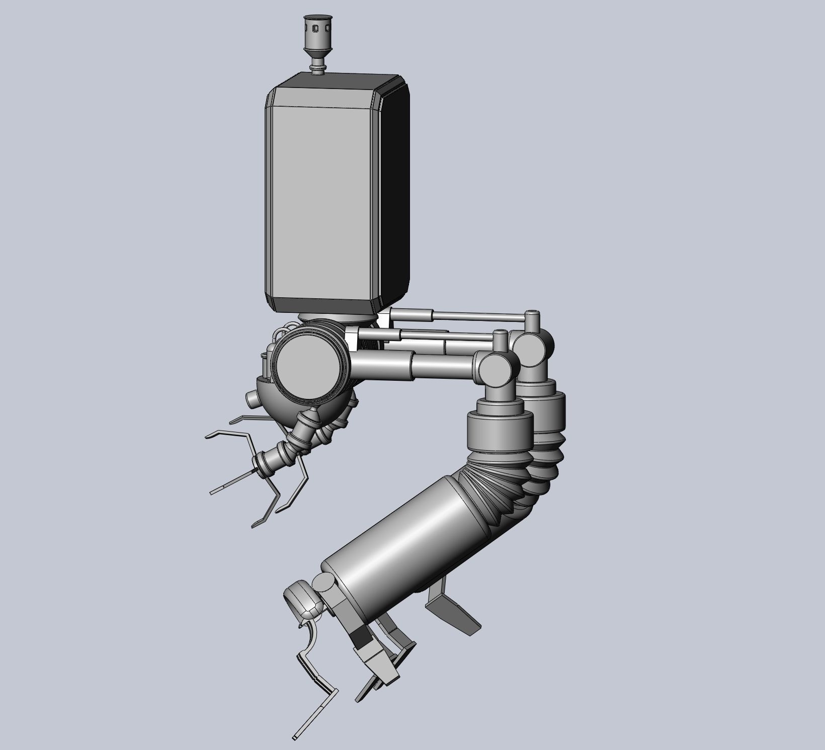 Simplified NieR Automata Pod 042 Basic Model 3D print model_5