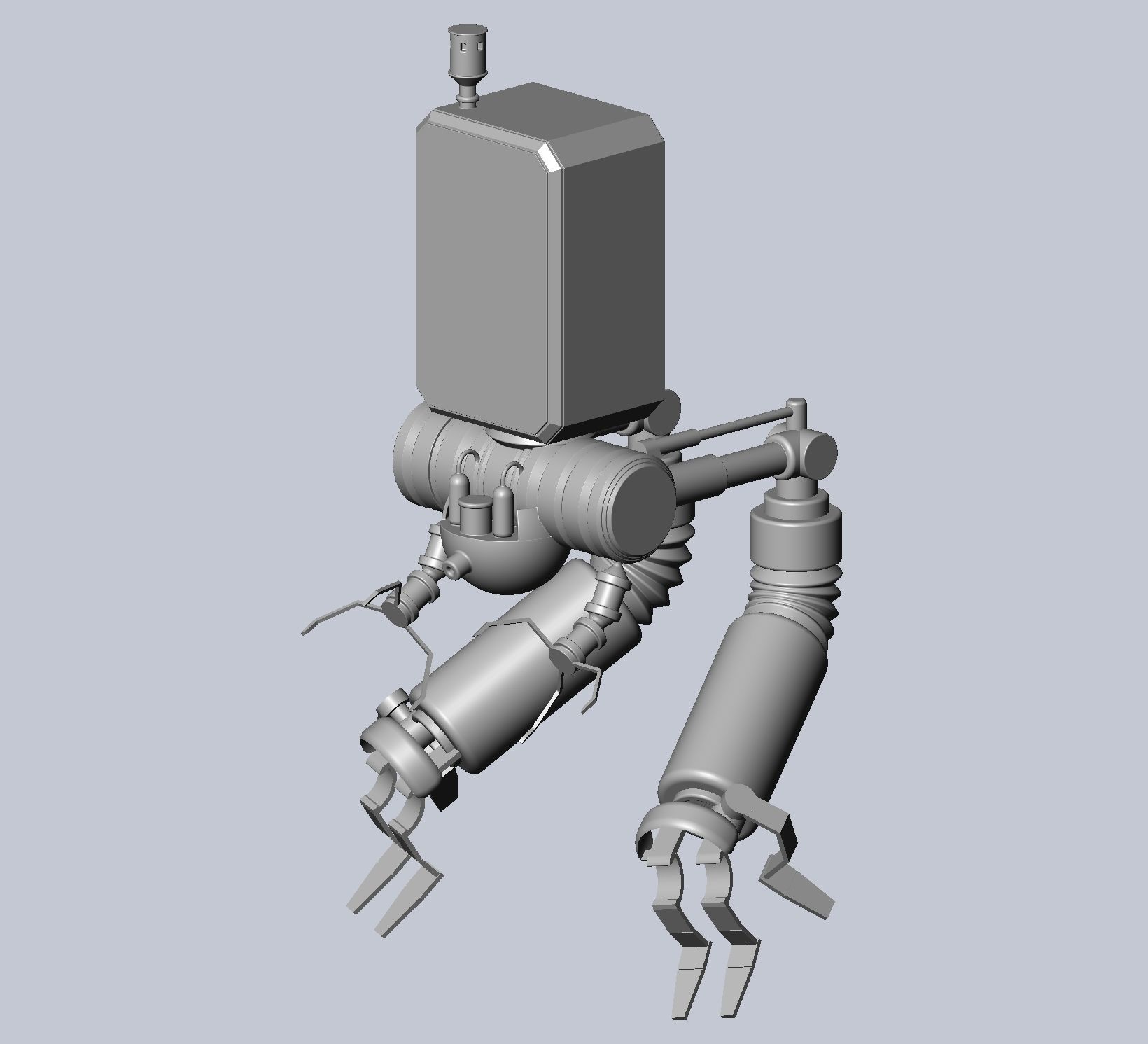Simplified NieR Automata Pod 042 Basic Model 3D print model_8