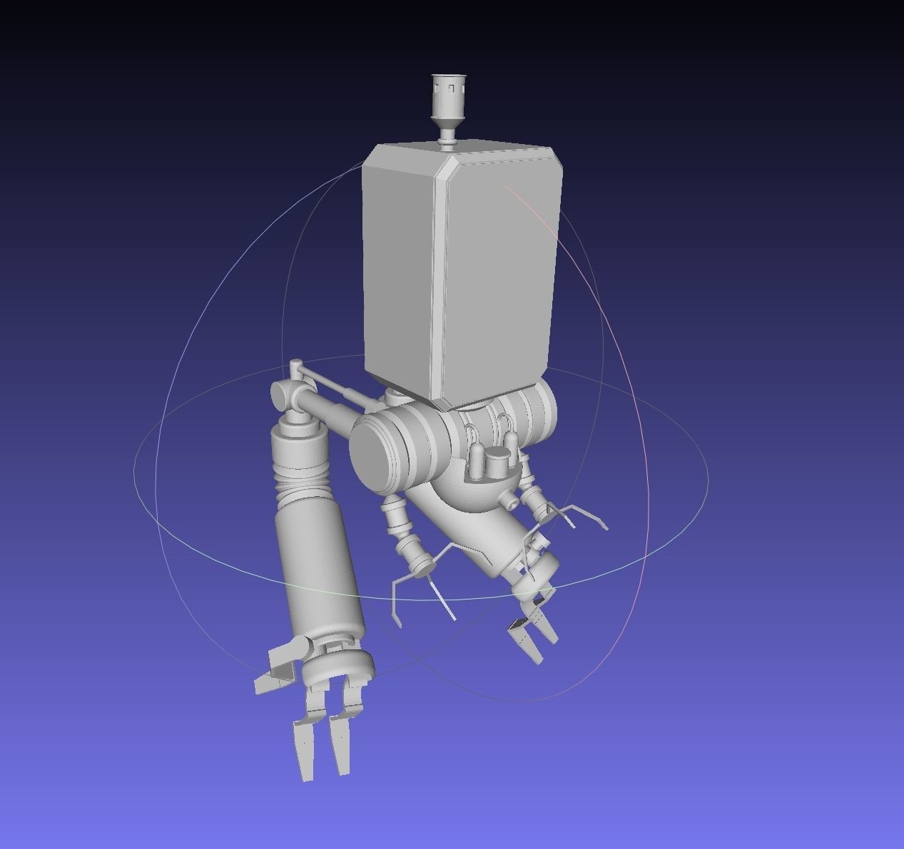 Simplified NieR Automata Pod 042 Basic Model 3D print model_13
