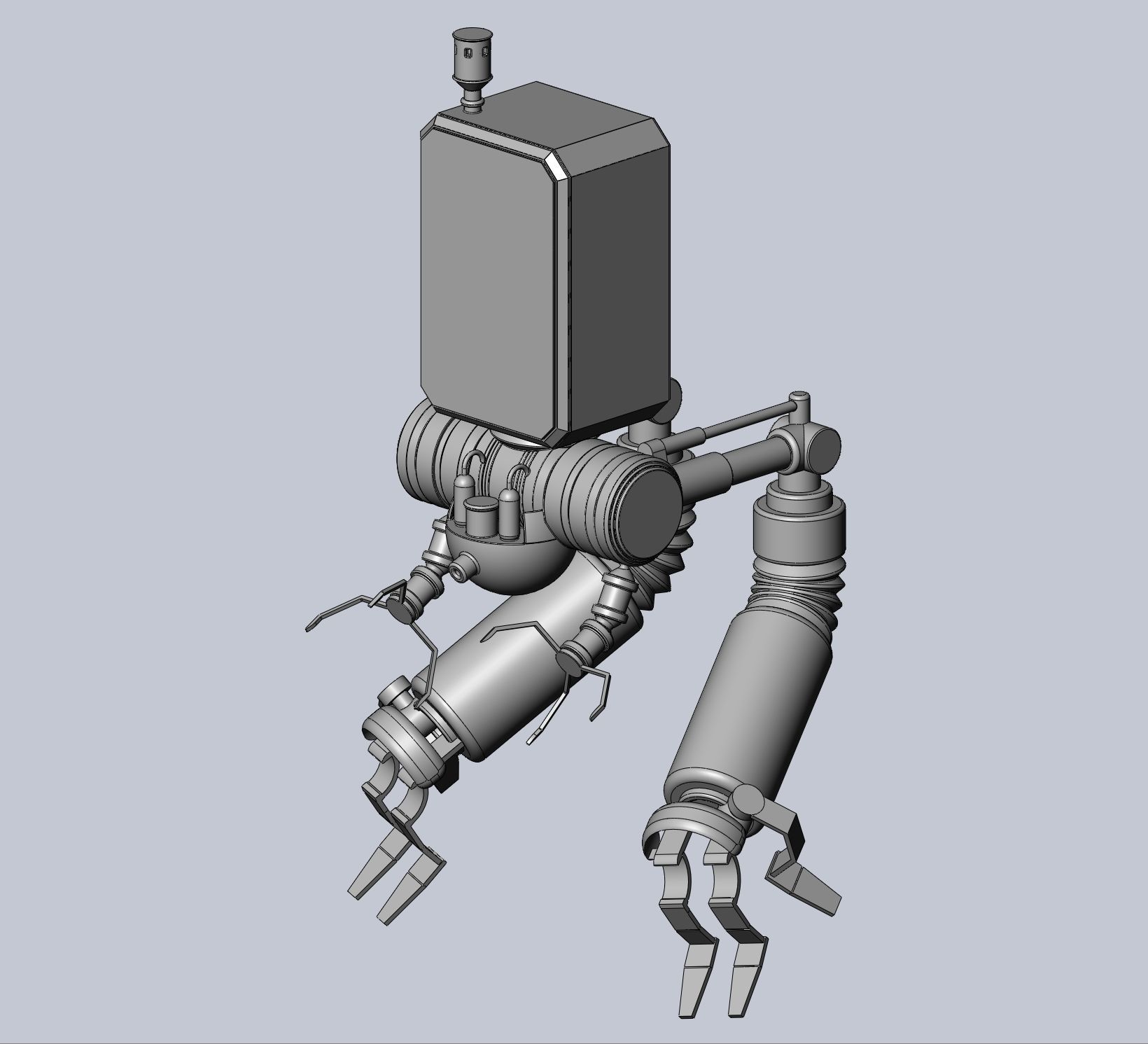 Simplified NieR Automata Pod 042 Basic Model 3D print model_9