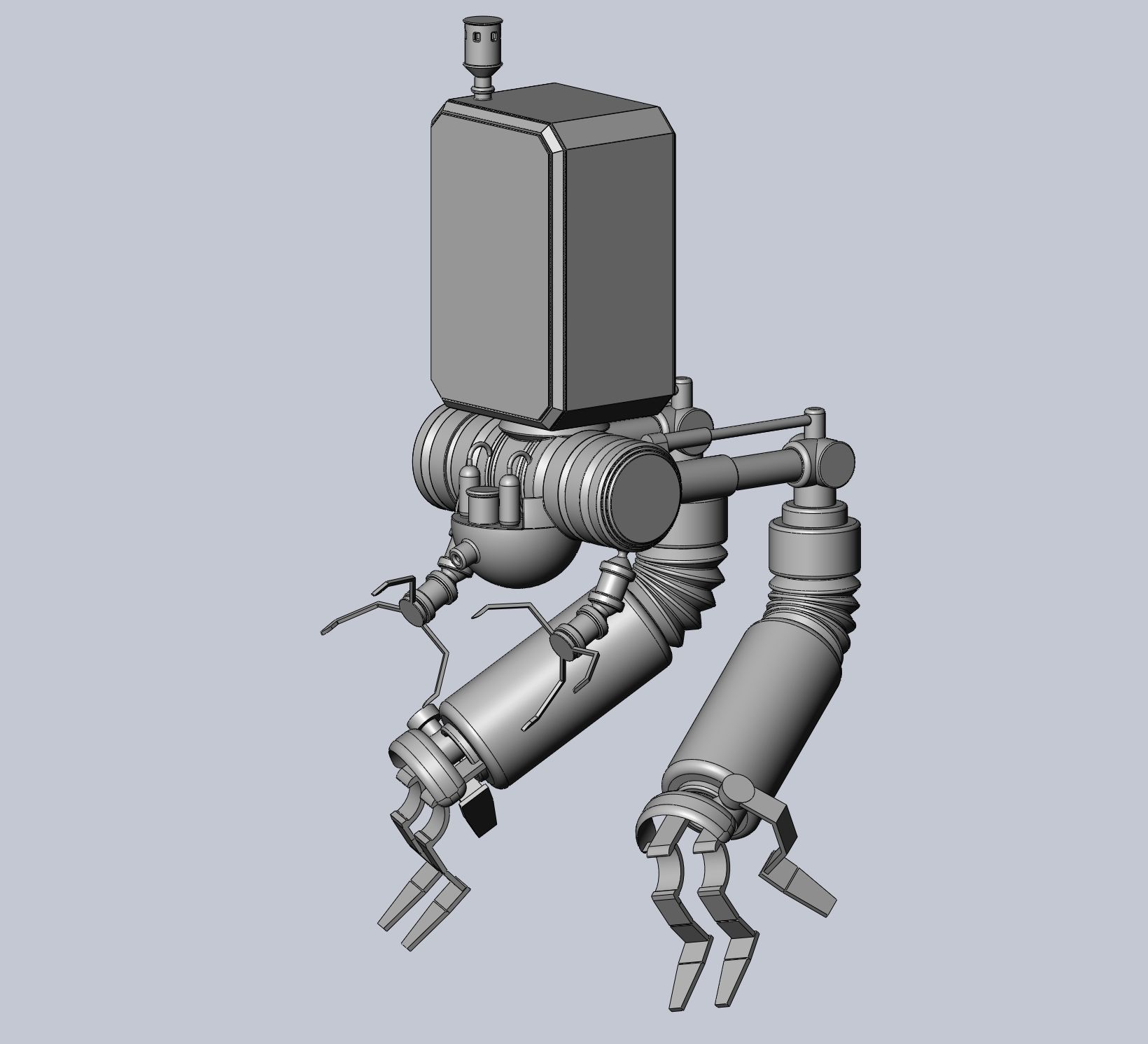 Simplified NieR Automata Pod 042 Basic Model 3D print model_22