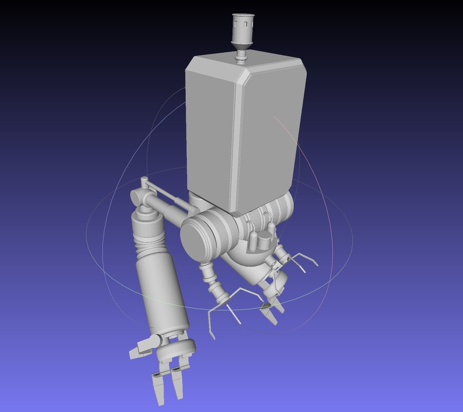 Simplified NieR Automata Pod 042 Basic Model 3D print model_10