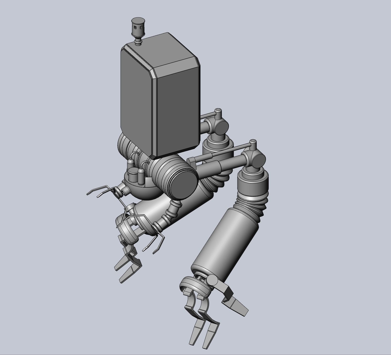 Simplified NieR Automata Pod 042 Basic Model 3D print model_23