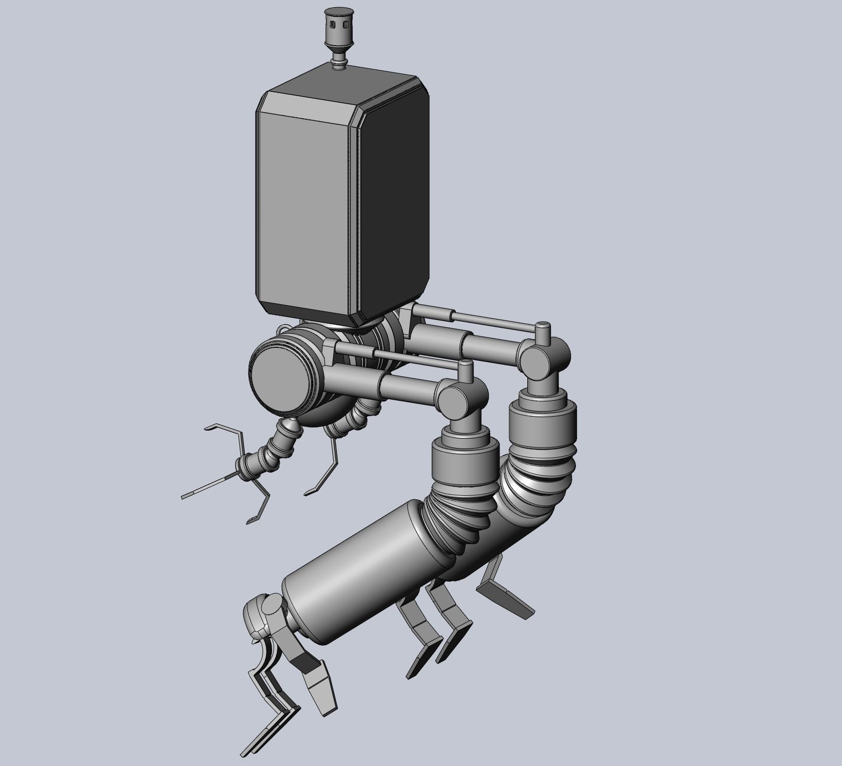 Simplified NieR Automata Pod 042 Basic Model 3D print model_24