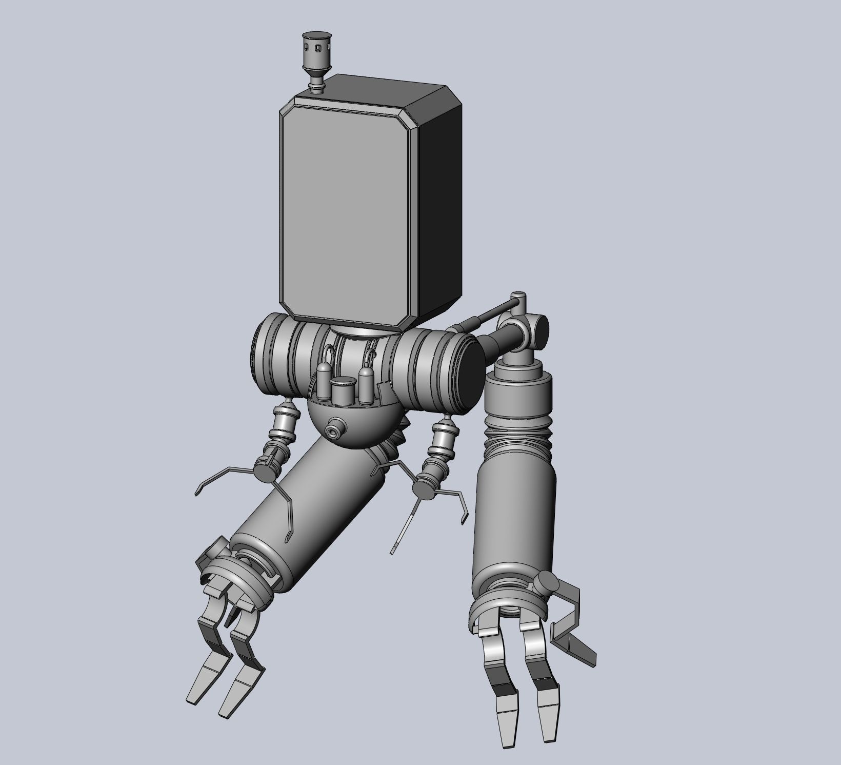 Simplified NieR Automata Pod 042 Basic Model 3D print model_6