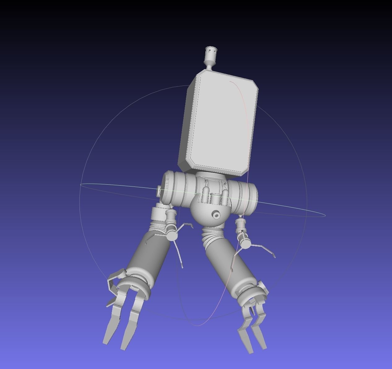 Simplified NieR Automata Pod 042 Basic Model 3D print model_11