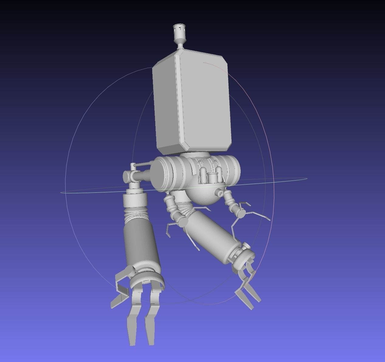 Simplified NieR Automata Pod 042 Basic Model 3D print model_17