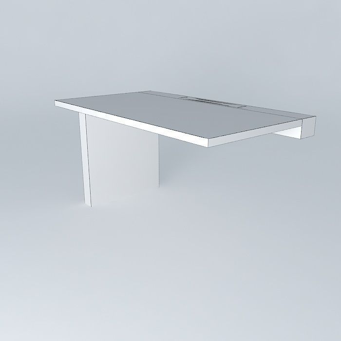 Brown door Free 3D model_4