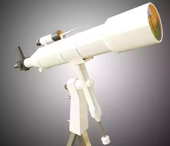Telescope on tripod