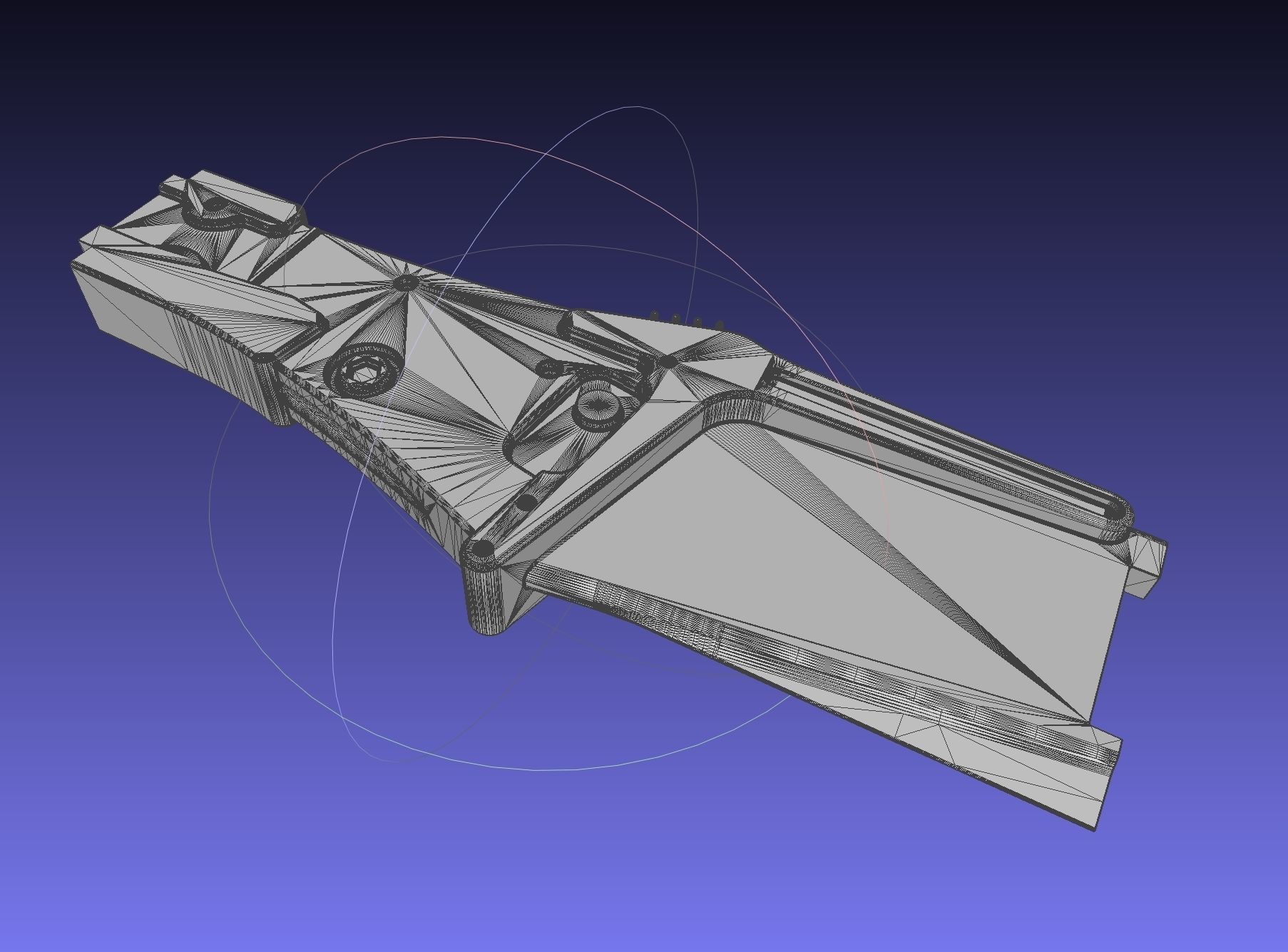 Metal Gear Rising Raiden High Frequency Blade Model 3D print model_1