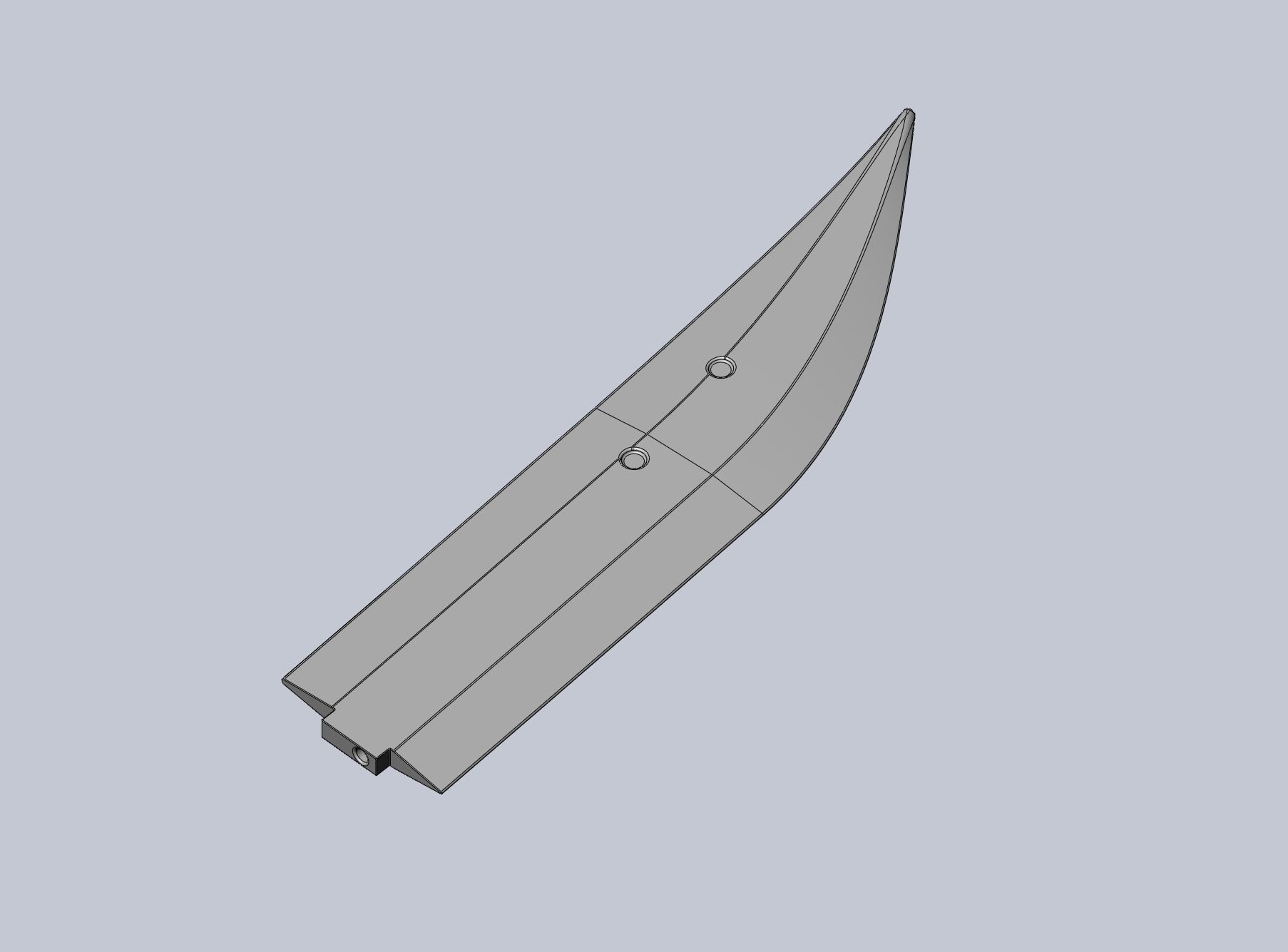 Metal Gear Rising Raiden High Frequency Blade Model 3D print model_25