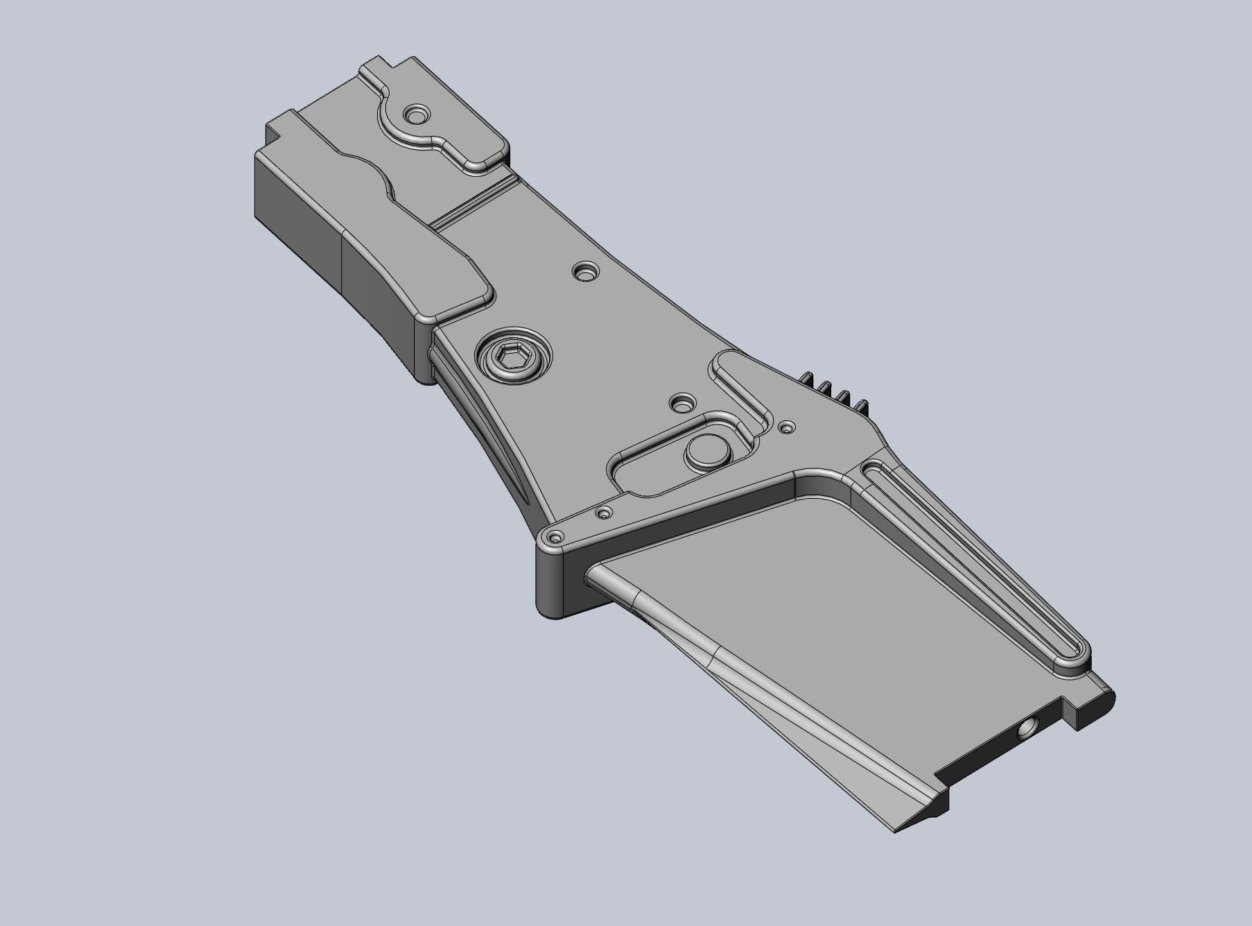 Metal Gear Rising Raiden High Frequency Blade Model 3D print model_19