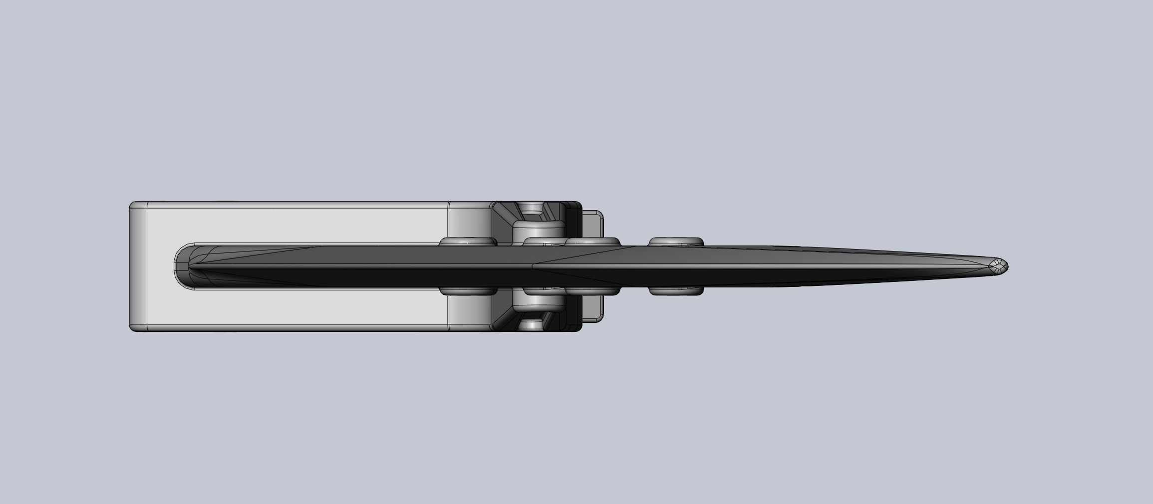 Metal Gear Rising Raiden High Frequency Blade Model 3D print model_23