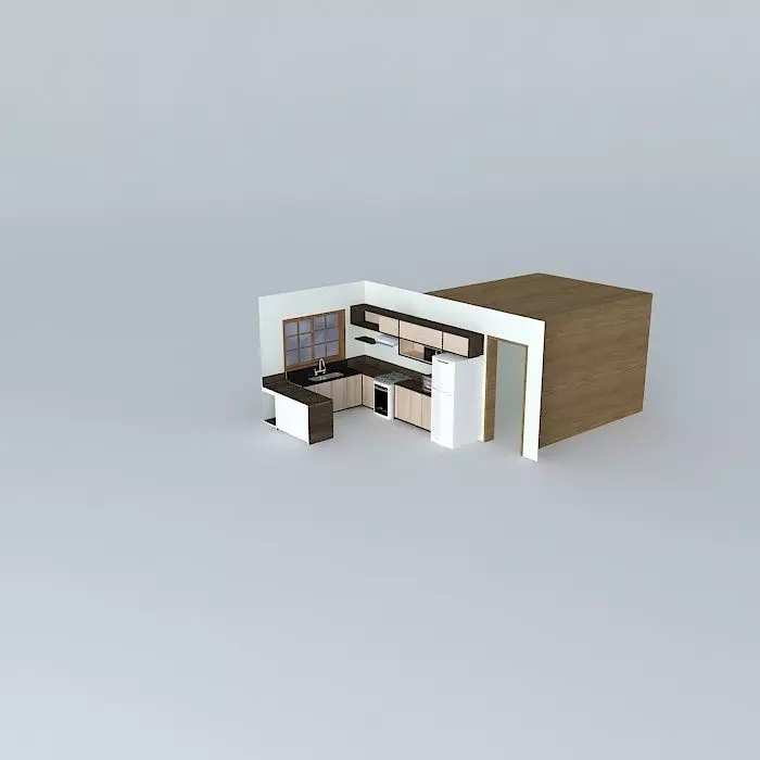 Anderson and Anna kitchen Free 3D model