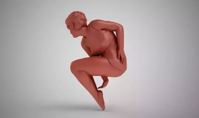 Stunning female dancer in pose