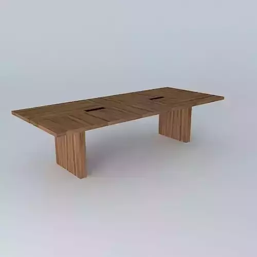Brown table Free 3D model