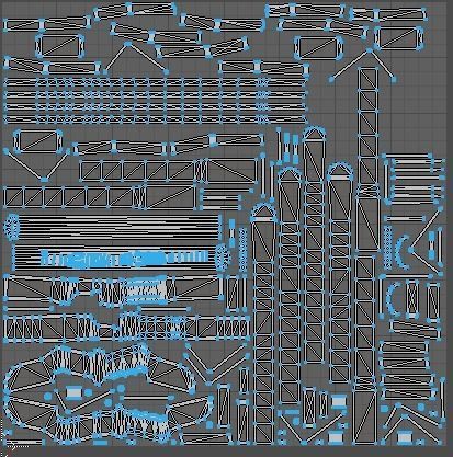 Composite bow Low-poly 3D model_9