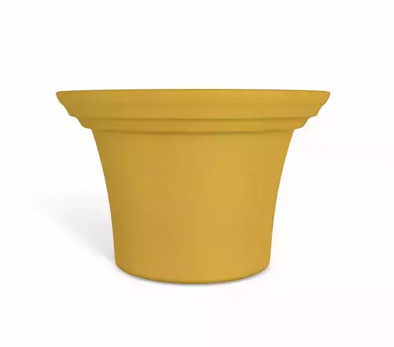 Orange Flower Pot