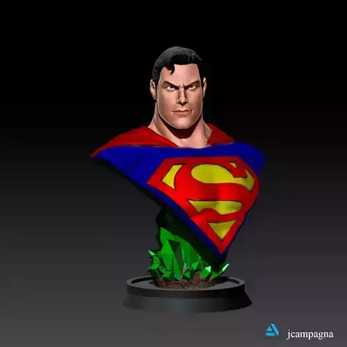 Superman Bust - Fan Art