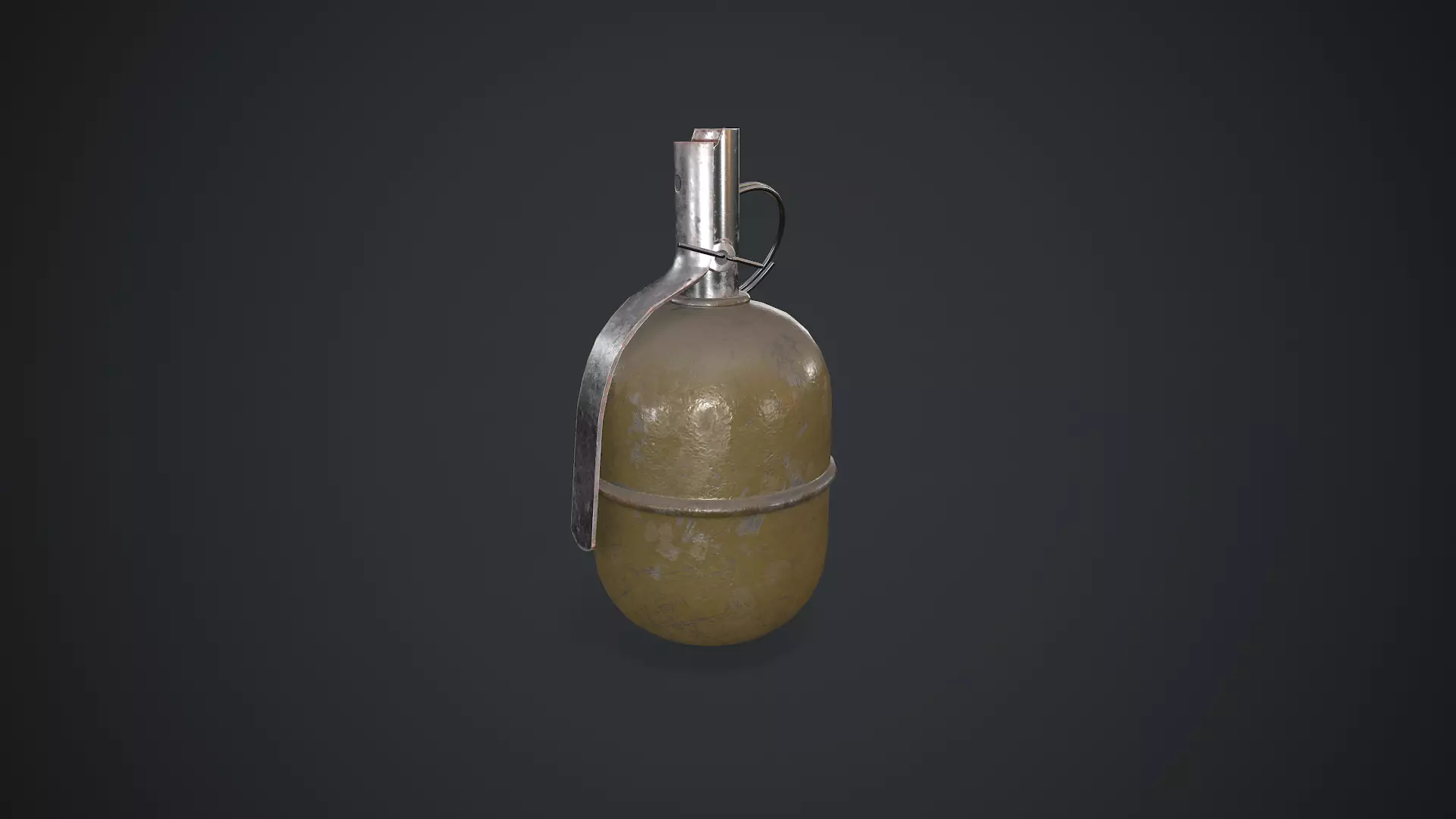 GDR-5 empty grenade Low-poly 3D model_0