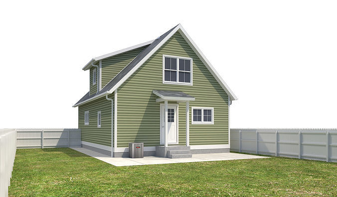 House-081 3D model 4