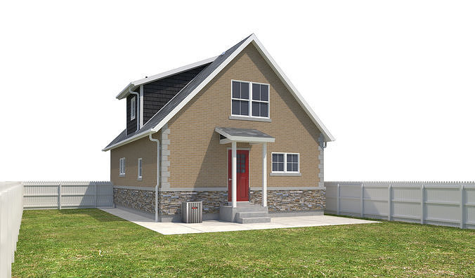 House-087 3D model 4