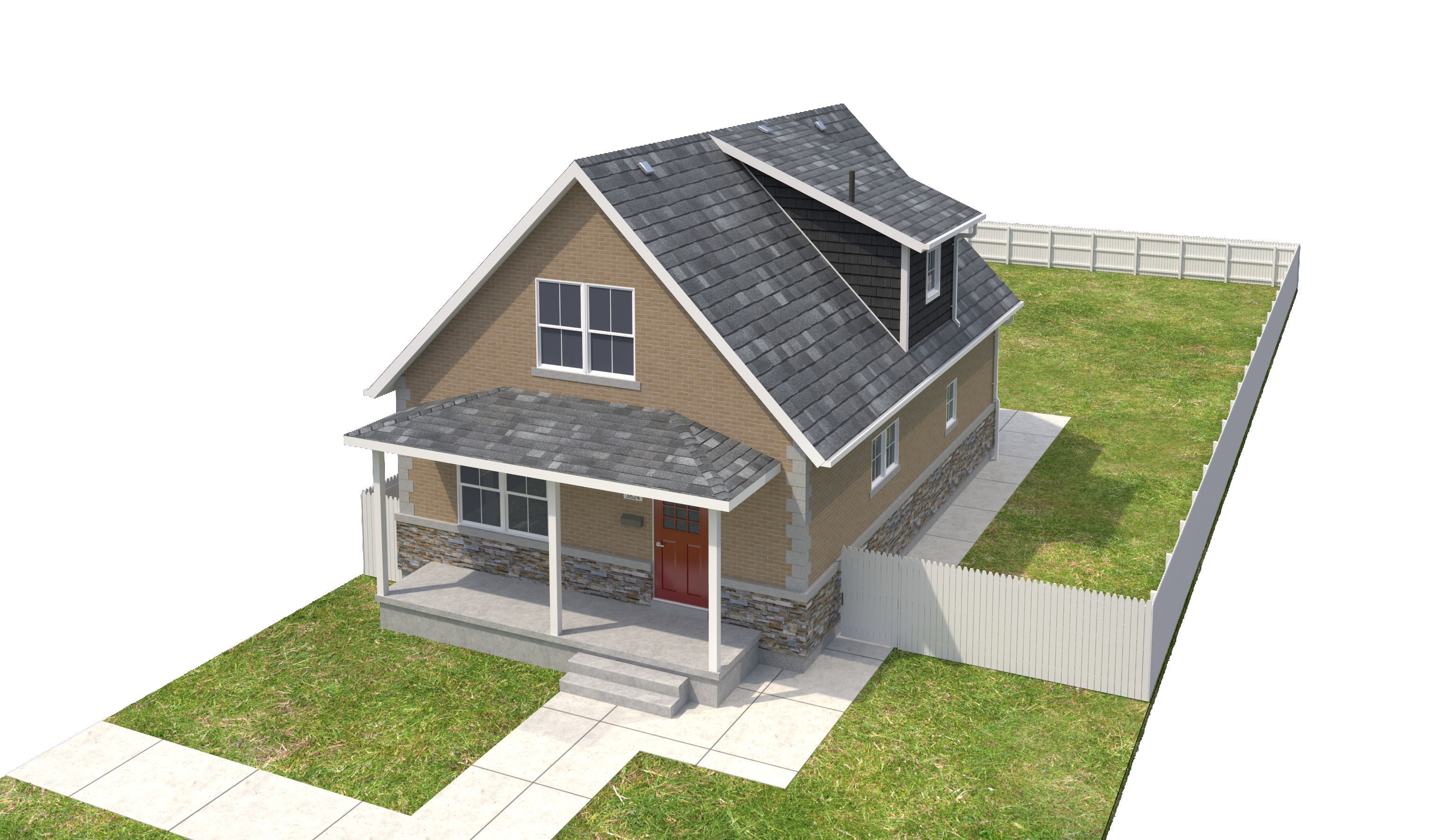 House-087 3D model_5