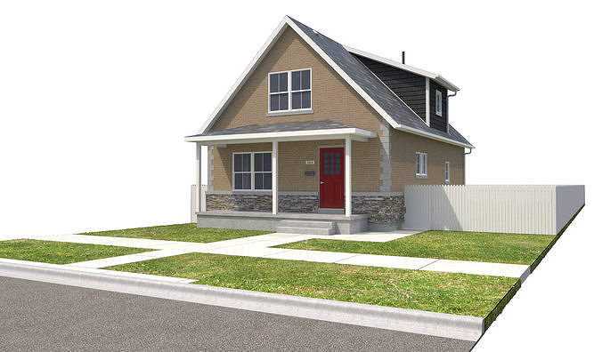 House-087 3D model 2