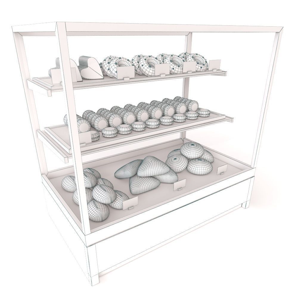 Shopwindow small 3D model_3