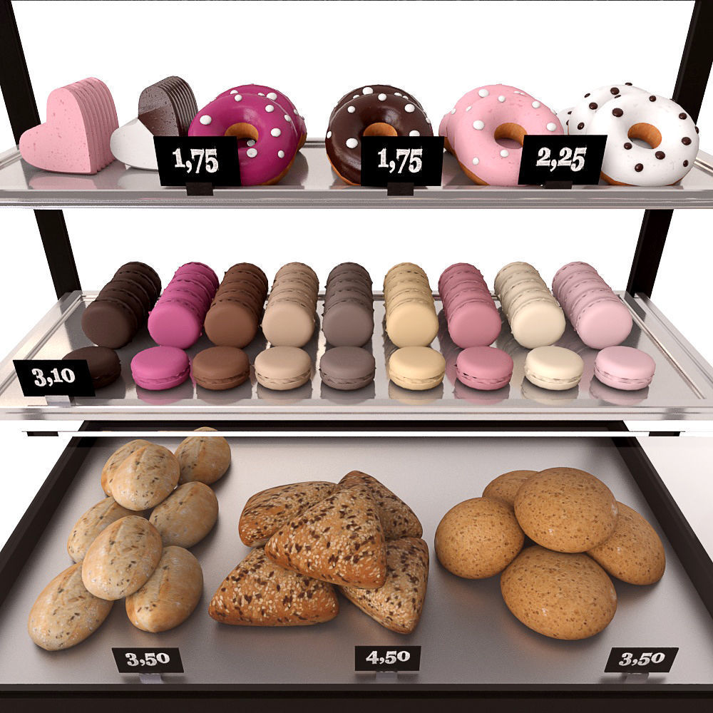 Shopwindow small 3D model_2