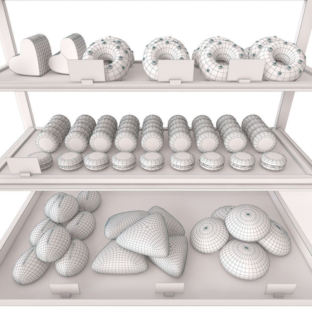 Shopwindow small 3D model_4