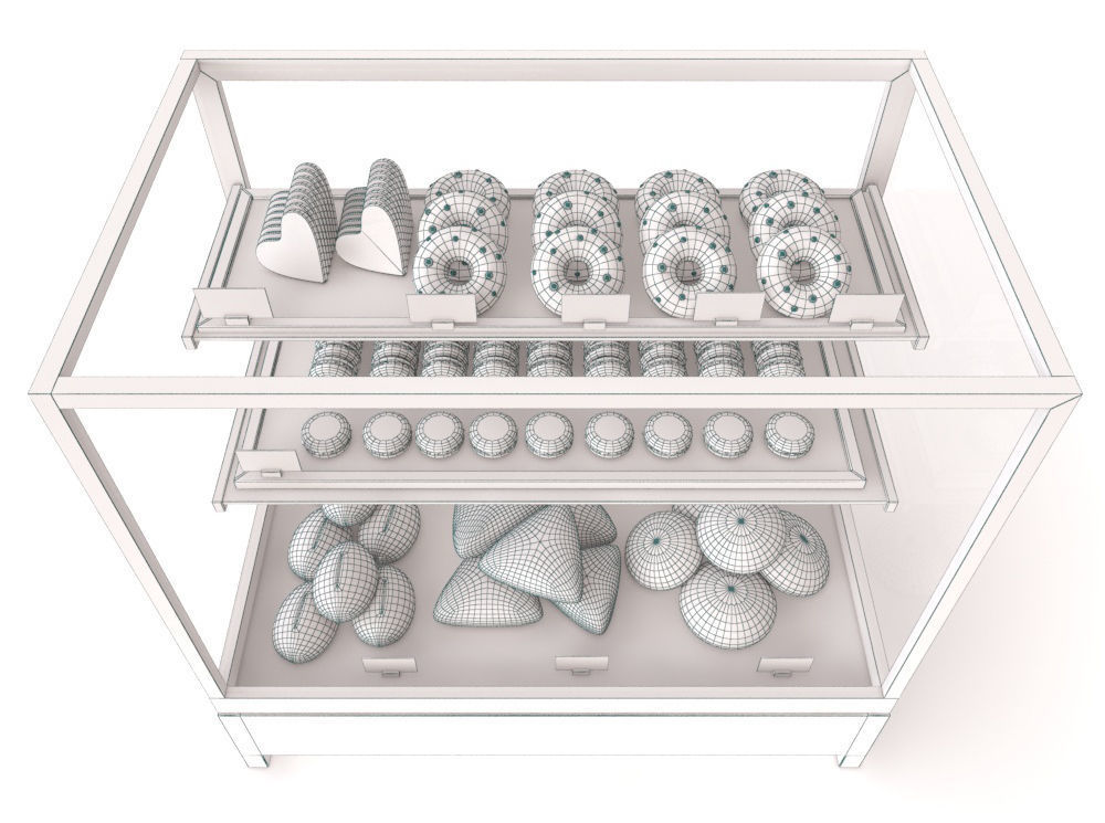 Shopwindow small 3D model_5