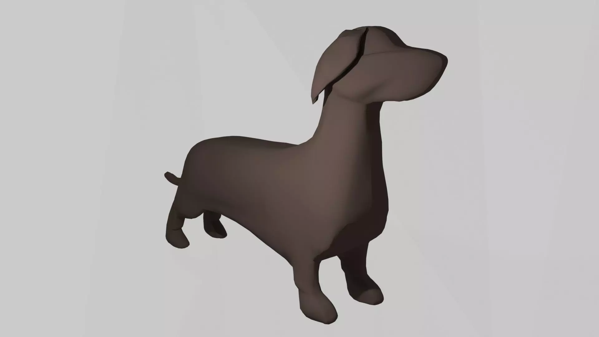 Dachshund dog Free 3D model_0
