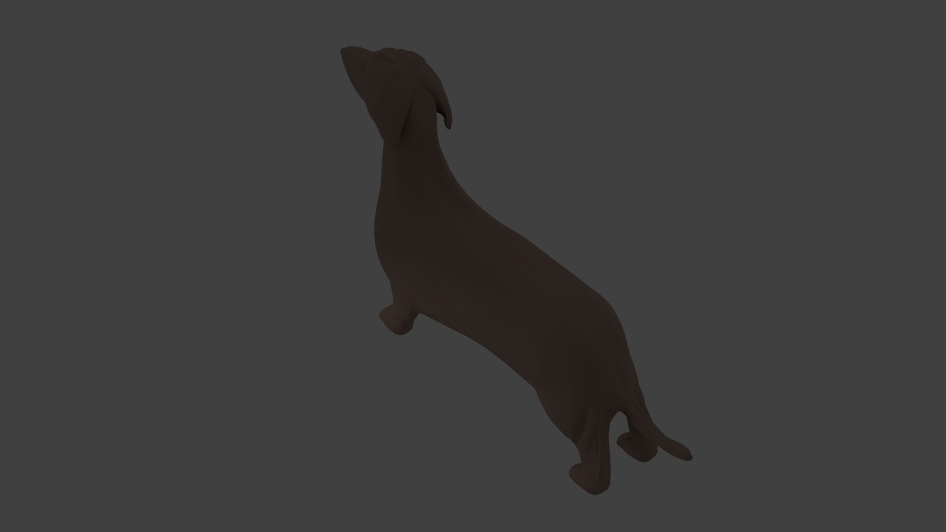 Dachshund dog Free 3D model_2