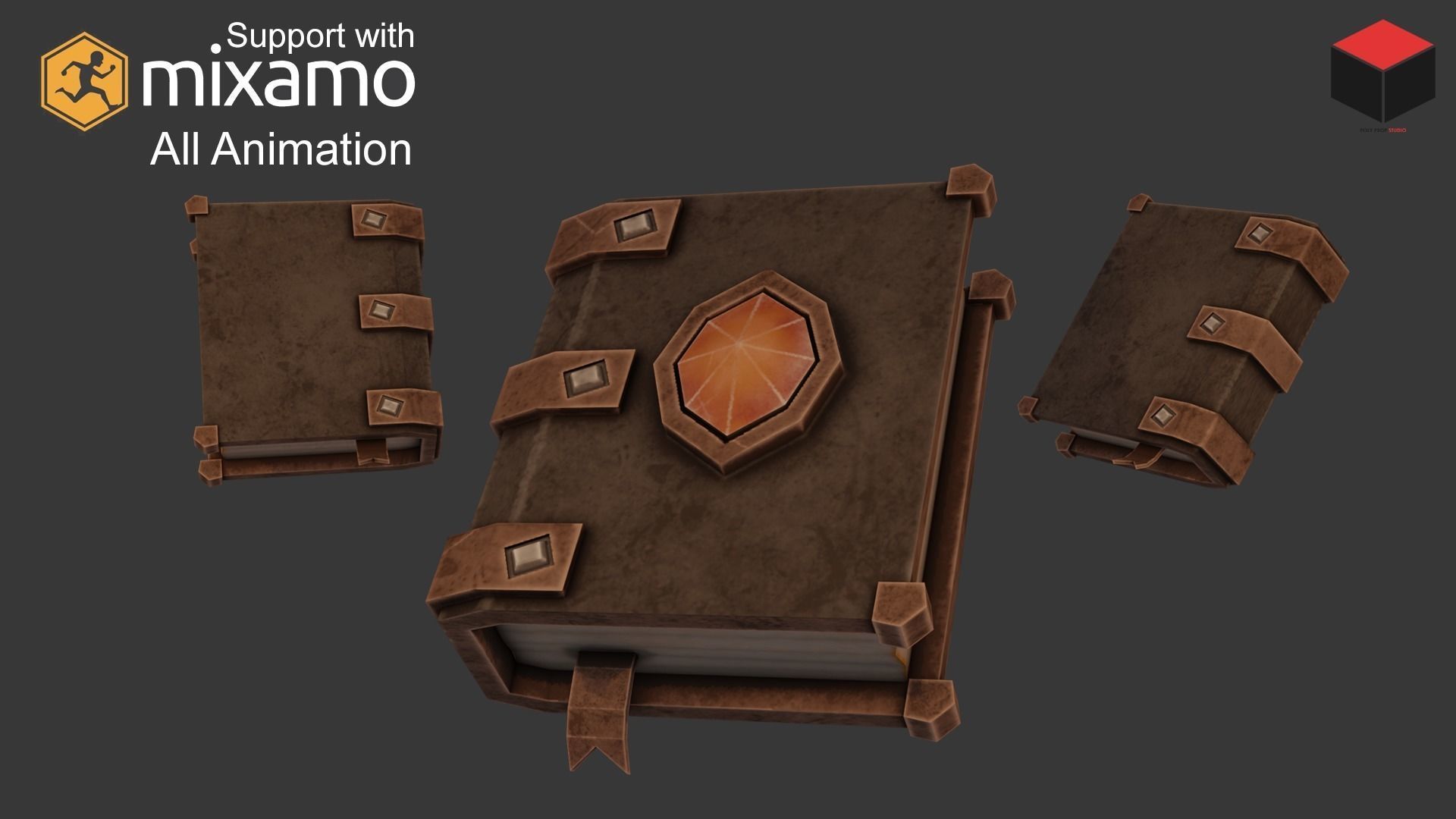 Wizard Character Low-poly 3D model_1