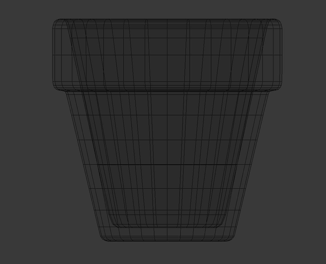 Flower Pot 3D model_6