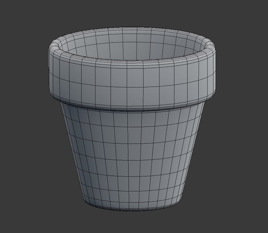 Flower Pot 3D model_5