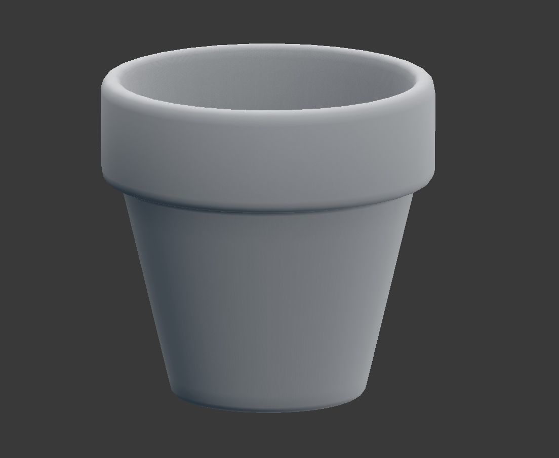Flower Pot 3D model_4