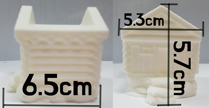 North European house flowerpot 3D print model_3