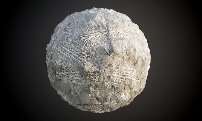 Snow Rock Glacier Wet Dirt Tire Track Seamless PBR Texture Texture