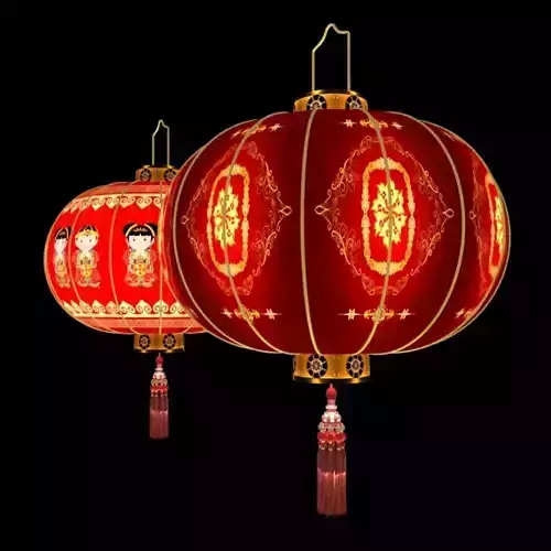Chinese red lantern