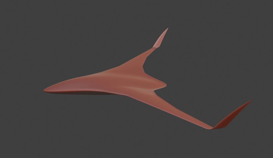 BWB Gleich Drone  3D model_22