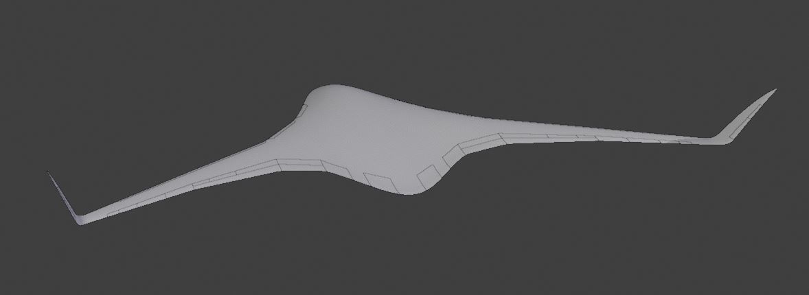 BWB Gleich Drone  3D model_29