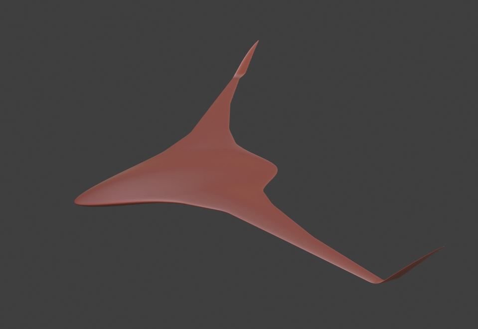 BWB Gleich Drone  3D model_25