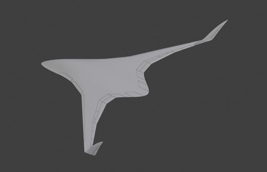 BWB Gleich Drone  3D model_31