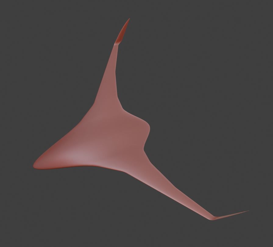 BWB Gleich Drone  3D model_28