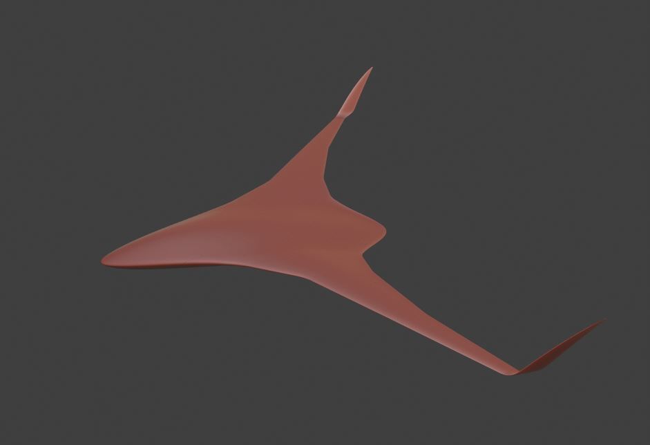 BWB Gleich Drone  3D model_24