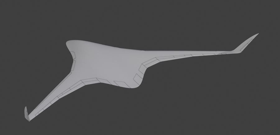 BWB Gleich Drone  3D model_30