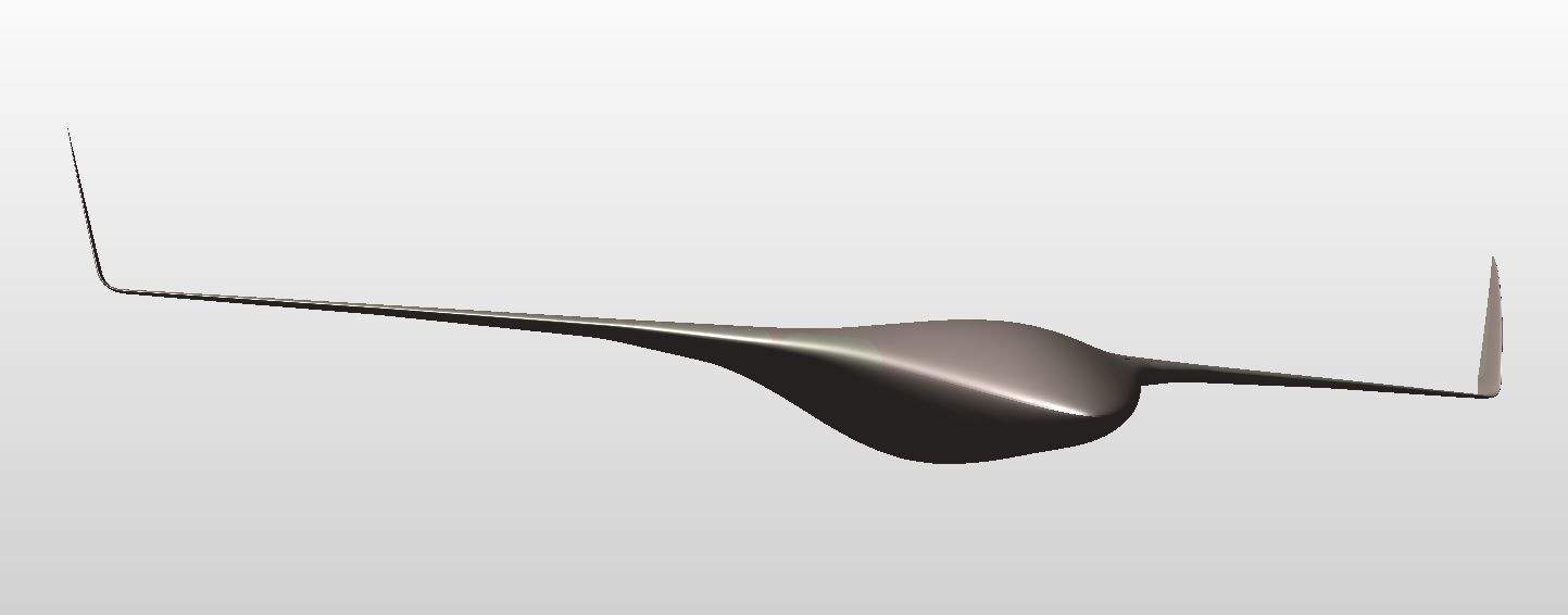 BWB Gleich Drone  3D model_36